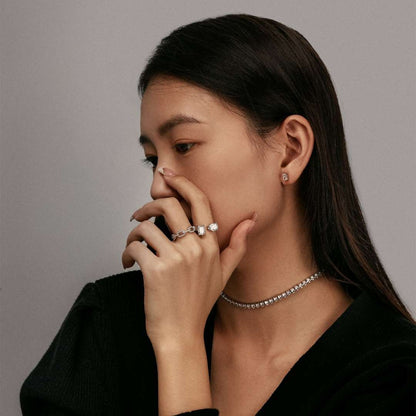 [Violet JW]Elegant Tennis Chain Necklace