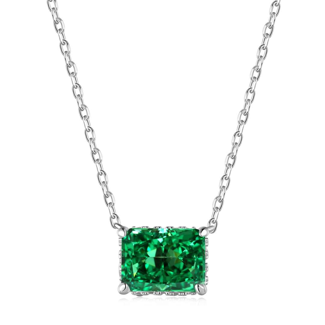 [Violet JW]Luxurious Square Shape Colorful Necalack