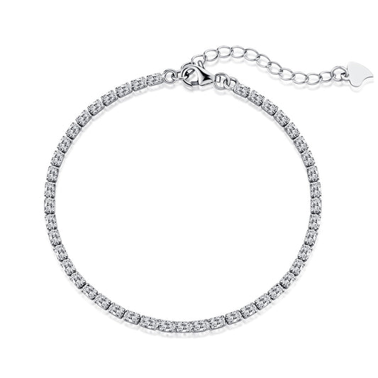 [Violet JW]Elegant Emerald Cut Daily Bracelet