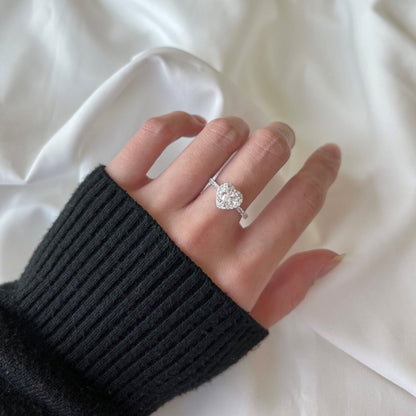 [Baslove]Eternity Spritziger romantischer Ring in Herzform für Liebhaber