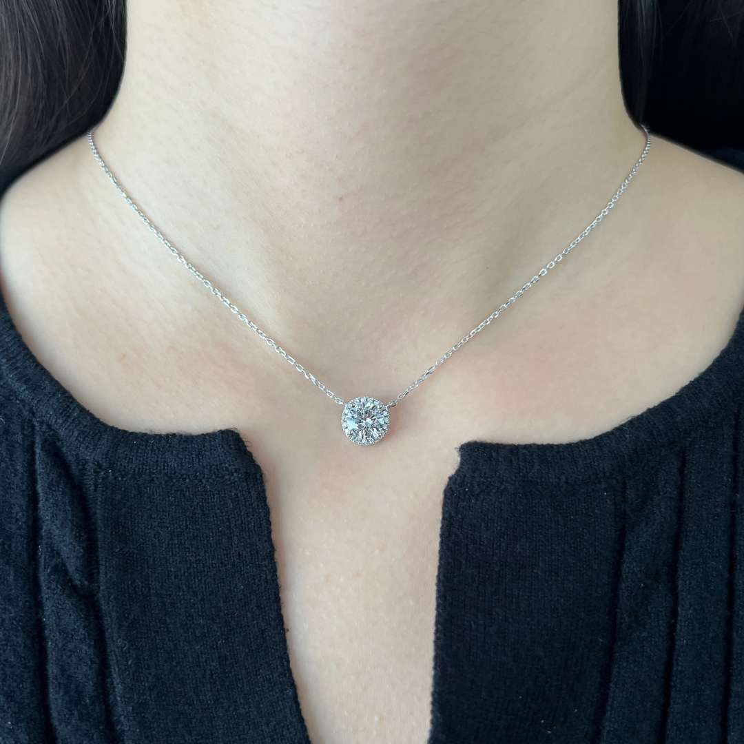 [Violet JW]Luxurious Round Cut Necklace