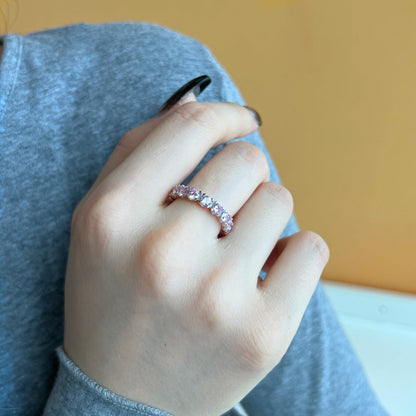 [Violet JW]Eternity Round Cut Tennis Ring