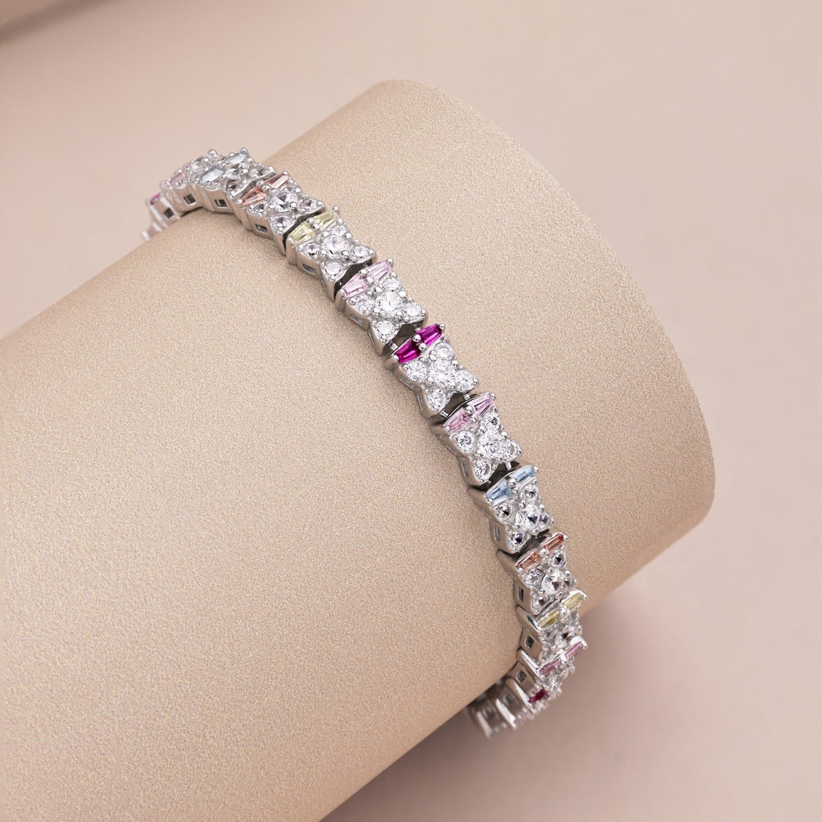 [Violet JW]Unique Colorful Flower Shape Daily Bracelet
