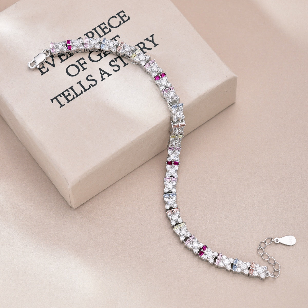 [Violet JW]Unique Colorful Flower Shape Daily Bracelet