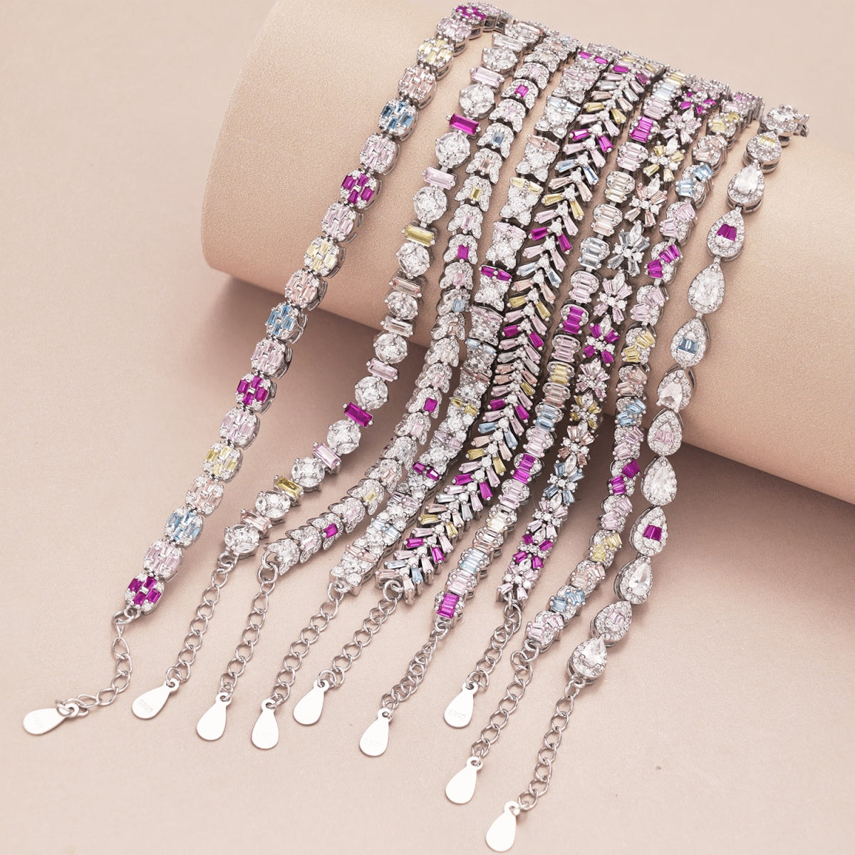 [Violet JW]Unique Colorful Flower Shape Daily Bracelet