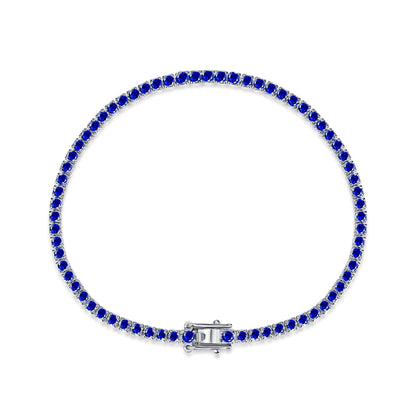 [Violet JW]Dazzling Colorful Round Cut Daily Bracelet