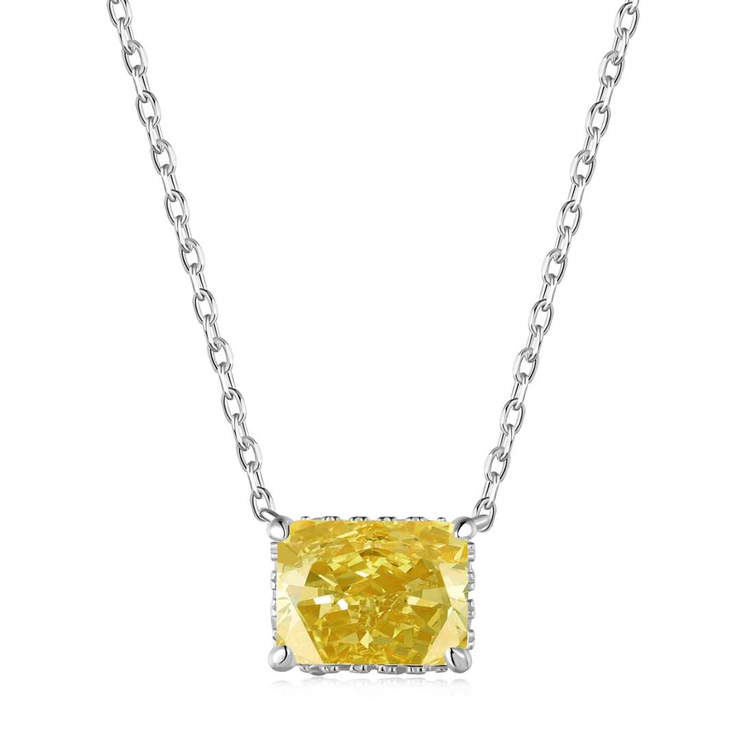 [Violet JW]Luxurious Square Shape Colorful Necalack
