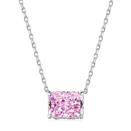 [Violet JW]Luxurious Square Shape Colorful Necalack