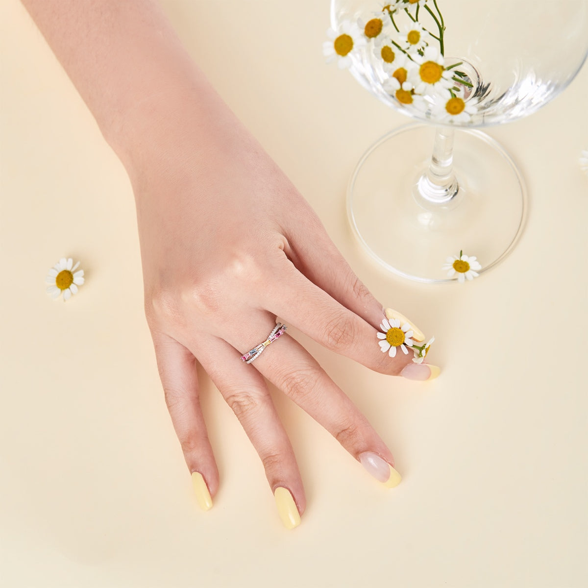 [Violet JW]Energetic Elegant Radiant Cut Party Ring