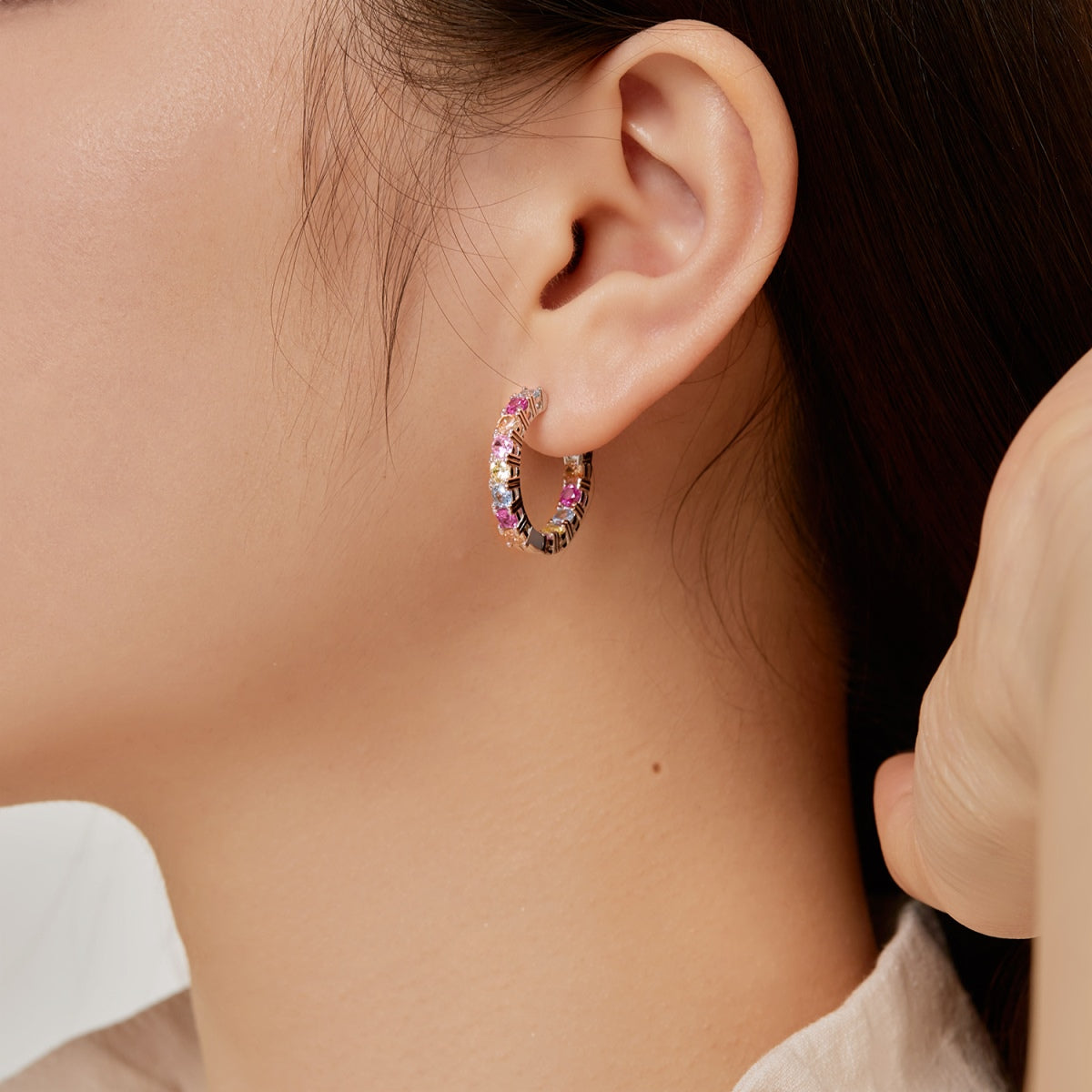 [Violet JW]Unique Round Cut Daily Earrings
