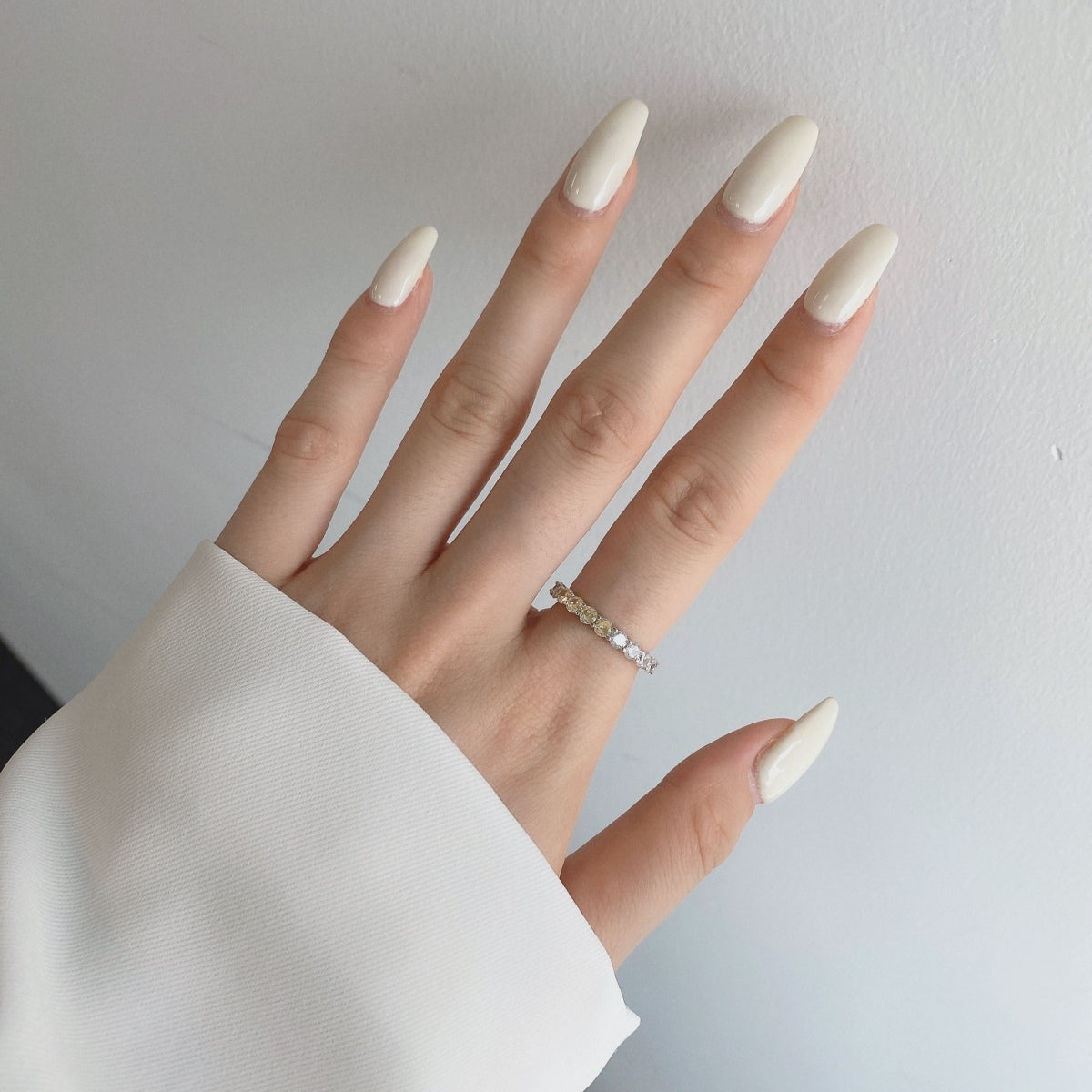 [Violet JW]Sparkling Round Cut Tennis Ring