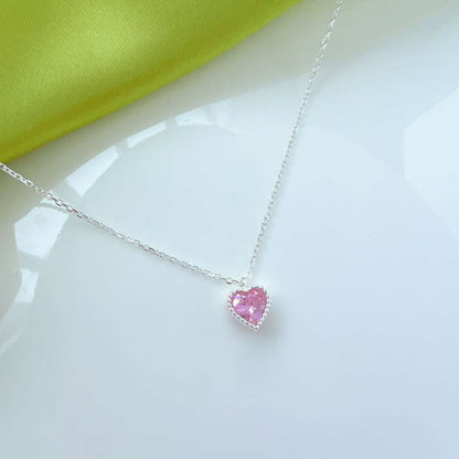 [Violet JW]Ornate Heart Shape Necklace