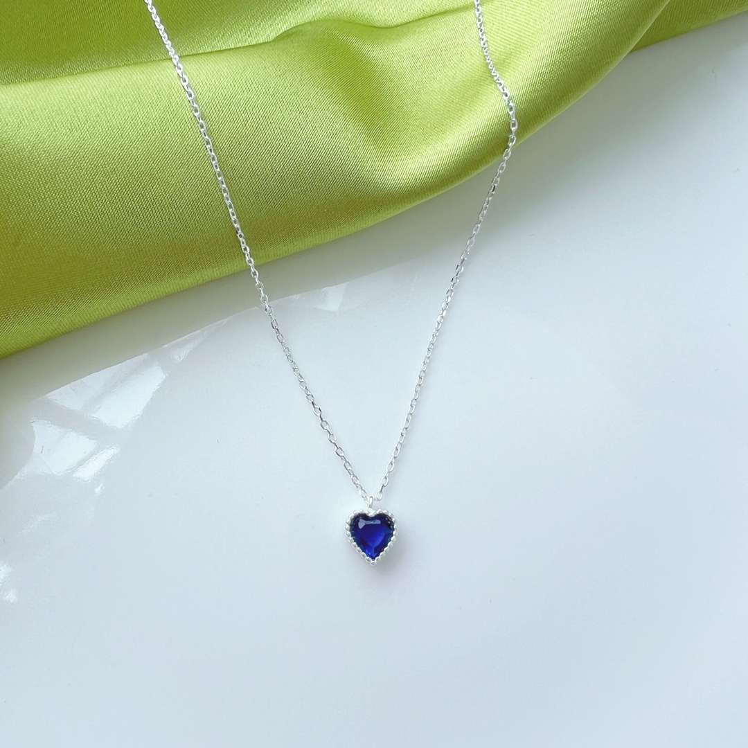 [Violet JW]Ornate Heart Shape Necklace