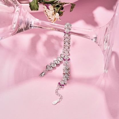 [Violet JW]Dainty Exquisite Flower Shape Daily Bracelet