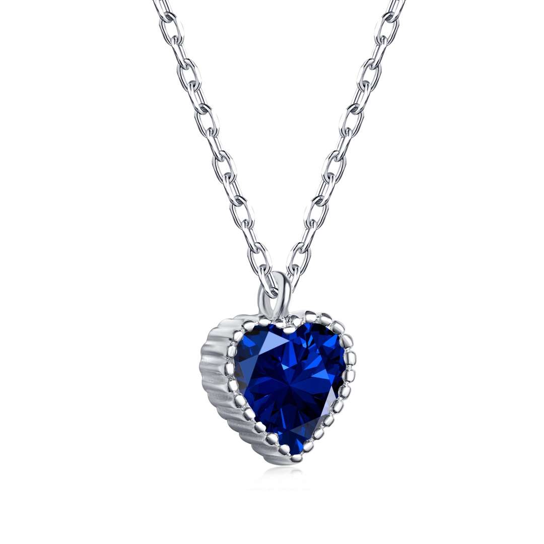 [Violet JW]Ornate Heart Shape Necklace