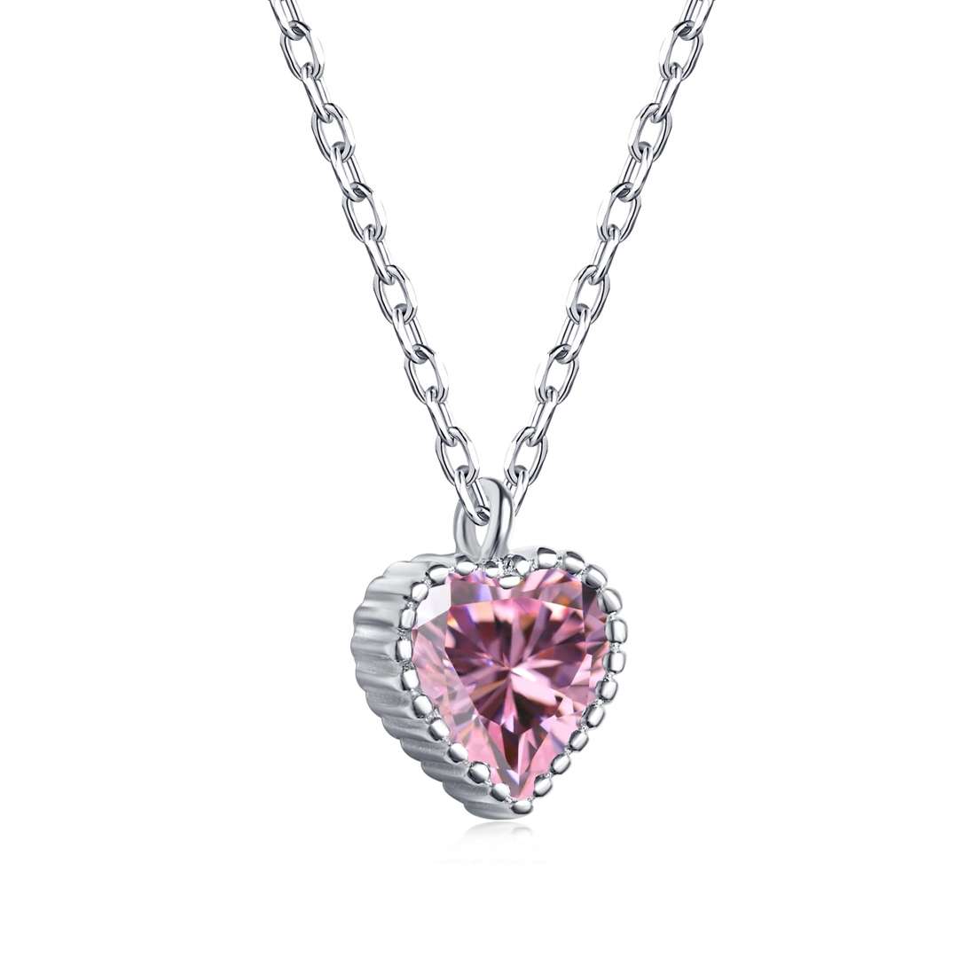 [Violet JW]Ornate Heart Shape Necklace