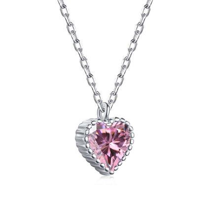 [Violet JW]Ornate Heart Shape Necklace