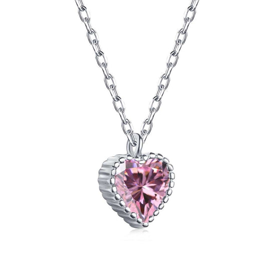 [Violet JW]Ornate Heart Shape Necklace