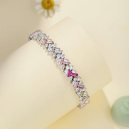 [Violet JW]Dazzling Unique Multi Shape Daily Bracelet