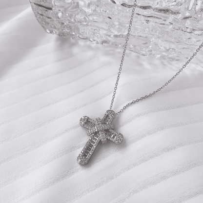 [Violet JW]Gypsophila With Dimonds Necklace
