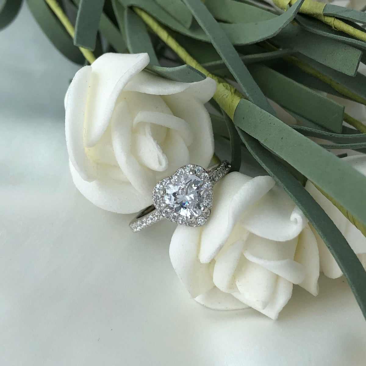 [Baslove]Eternity Spritziger romantischer Ring in Herzform für Liebhaber