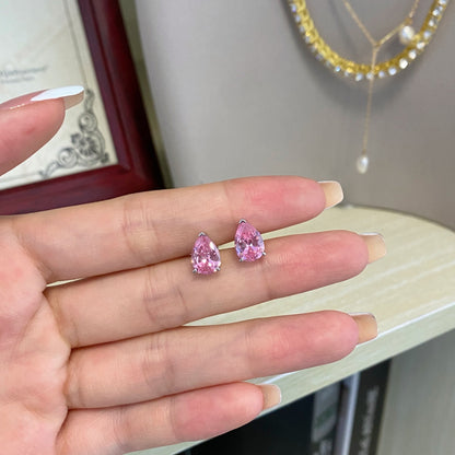 [Violet JW]Ornate Water Drop Shape Earrings