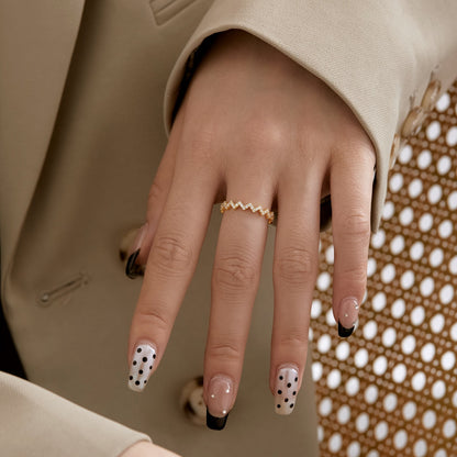 [Violet JW]Delicate Enchanting Wave Shape Daily Ring