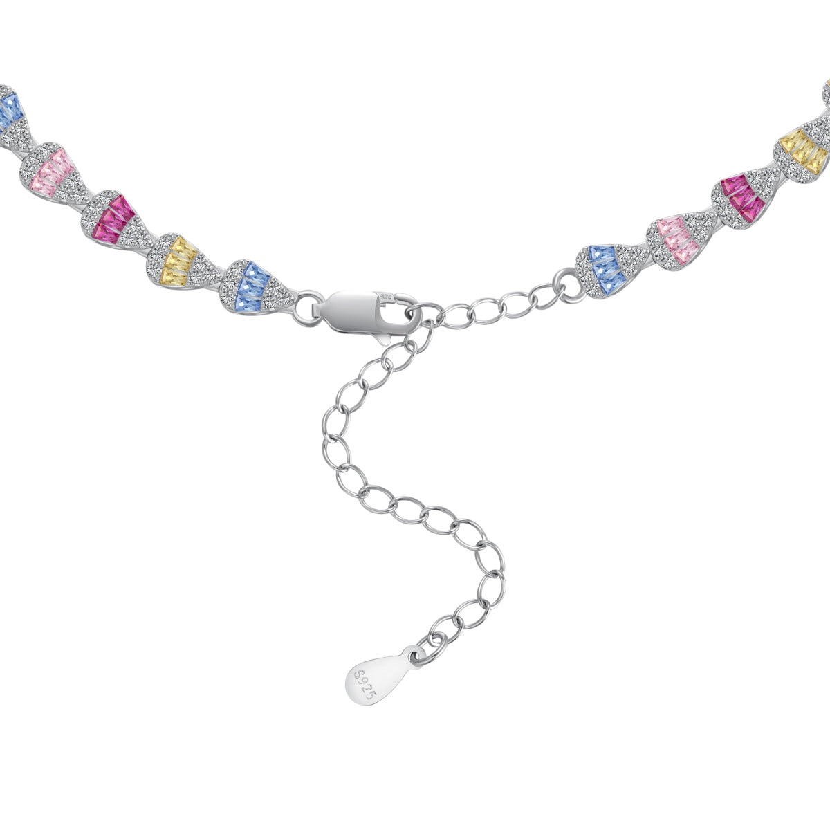 [Violet JW]Radiant Colorful Rainbow Necklace