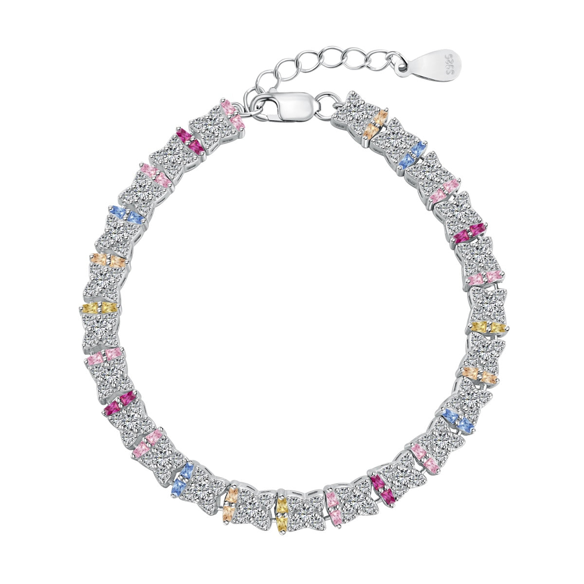 [Violet JW]Unique Colorful Flower Shape Daily Bracelet