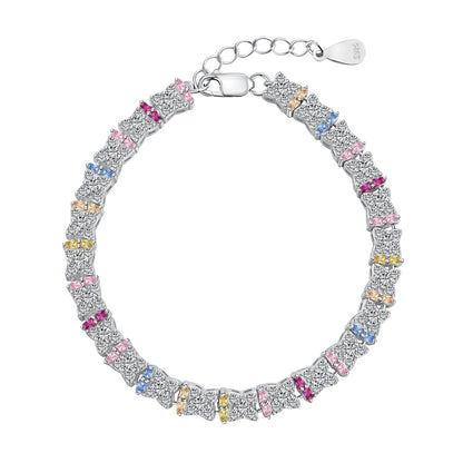 [Violet JW]Unique Colorful Flower Shape Daily Bracelet