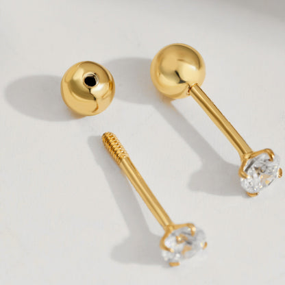 [Violet JW]Unique U-Shaped Ear Bone Earrings