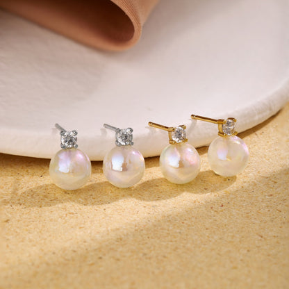 [Violet JW]Symphony Mermaid Pearl Earrings