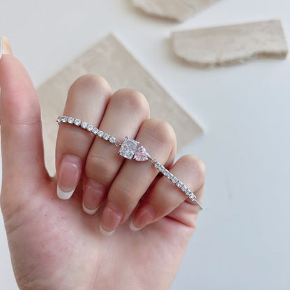 [Violet JW]Dazzling Unique Multi Shape Lover Bracelet