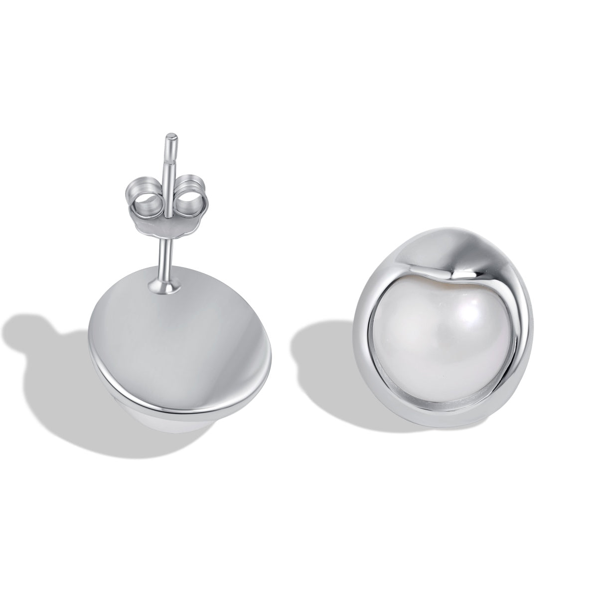 [Violet JW]Dainty Bread Pearl Earrings