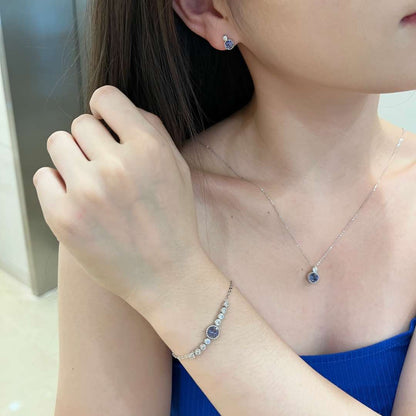 [Violet JW]Luxurious Heart Of The Ocean Bracelet