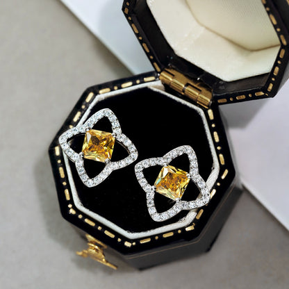 [Violet JW]Elegant Star Shape Princess Cut Daily Earrings