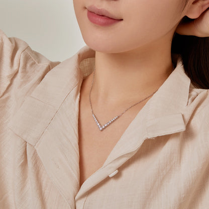 [Violet JW]Ornate Round Cut Necklace