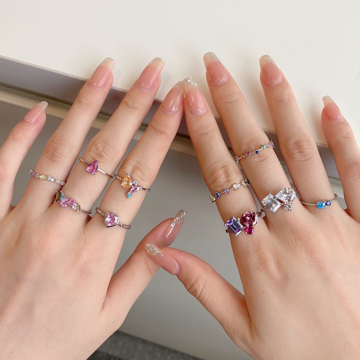 [Violet JW]Unique Trapezoid Cut Daily Ring