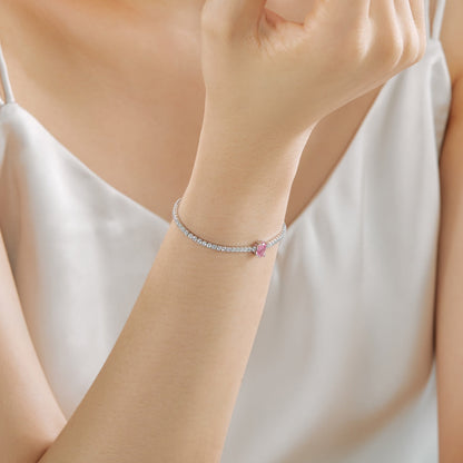 [Violet JW]0.75 Carat Exquisite Oval Cut Daily Bracelet
