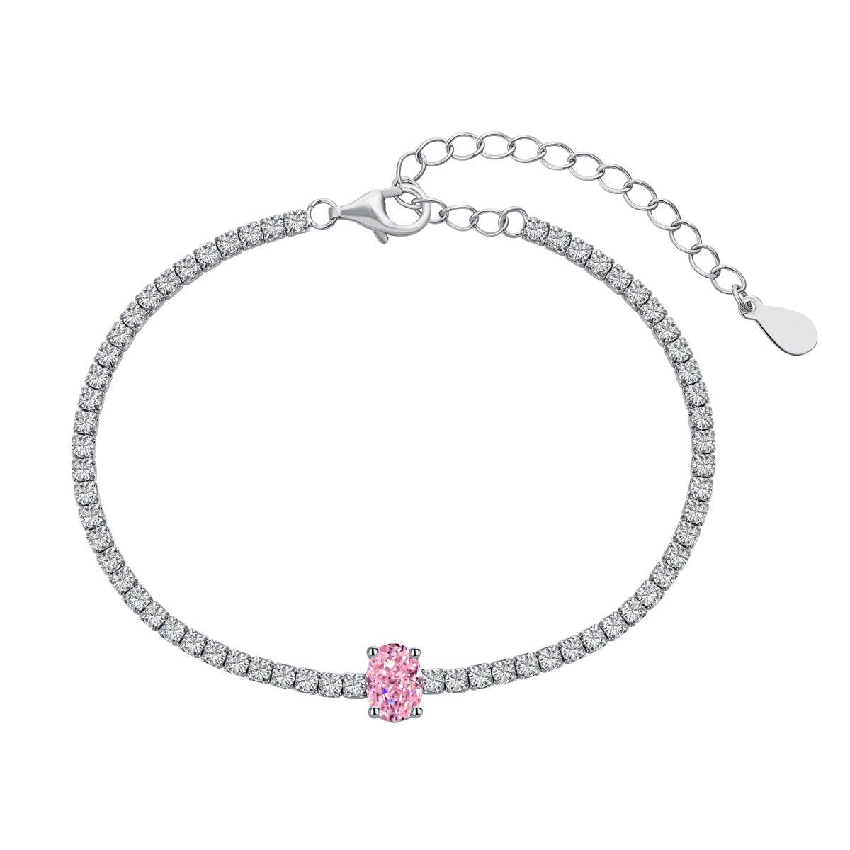 [Violet JW]0.75 Carat Exquisite Oval Cut Daily Bracelet