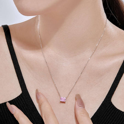 [Violet JW]Luxurious Square Shape Colorful Necalack