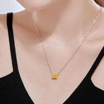 [Violet JW]Luxurious Square Shape Colorful Necalack