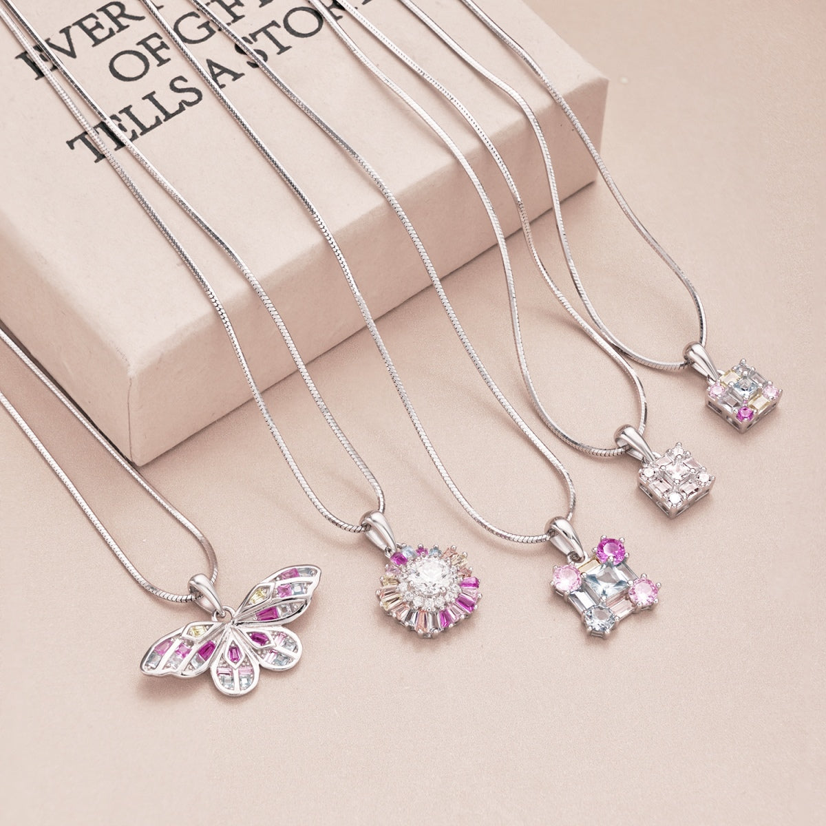 [Violet JW]Charming Flower Colorful Necklace