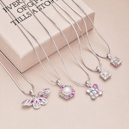 [Violet JW]Charming Flower Colorful Necklace
