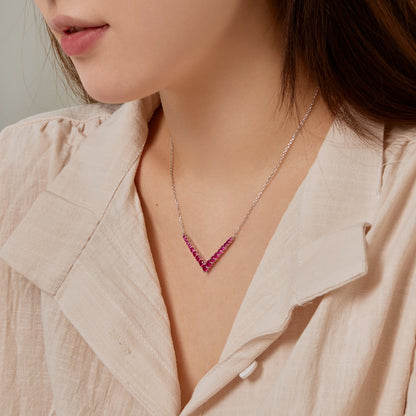 [Violet JW]Ornate Round Cut Necklace