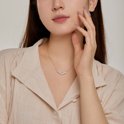 [Violet JW]Dainty Colorful Heart Necklace