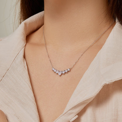 [Violet JW]Dainty Colorful Heart Necklace