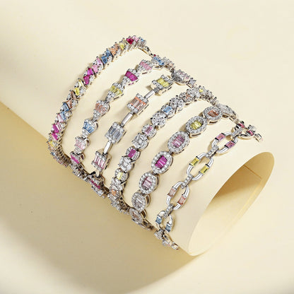 [Violet JW]Dazzling Colorful Daily Bracelet