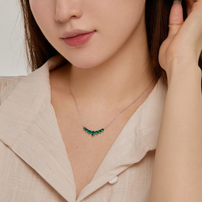 [Violet JW]Dainty Colorful Heart Necklace