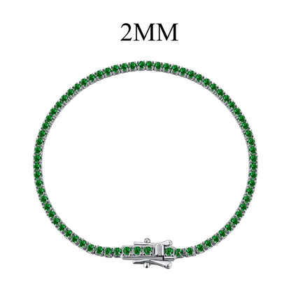 [Violet JW]Radiant Colorful Round Cut Party Bracelet